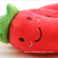 Cute-shape interactive plush sound red pepper cat toy